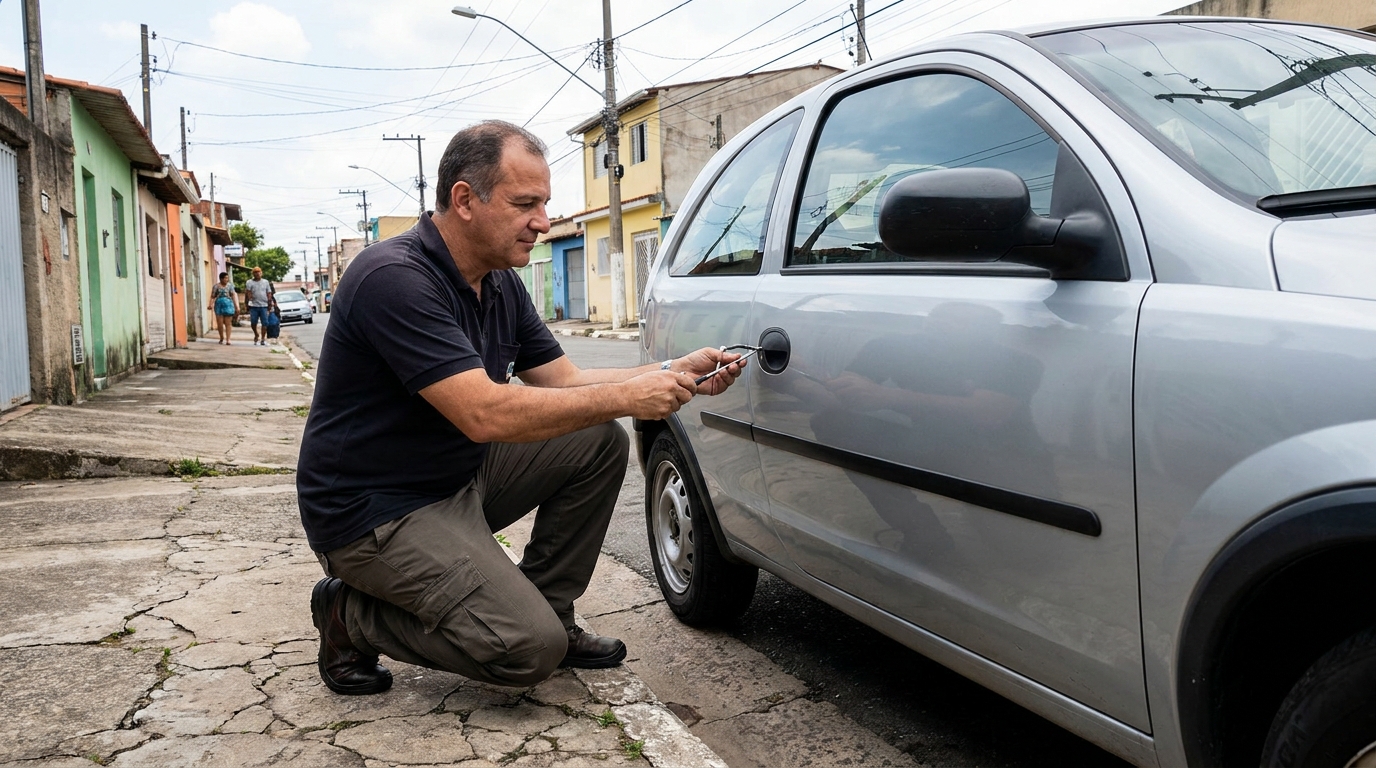 Abertura de carro sem danos por chaveiro em Joinville‑SC