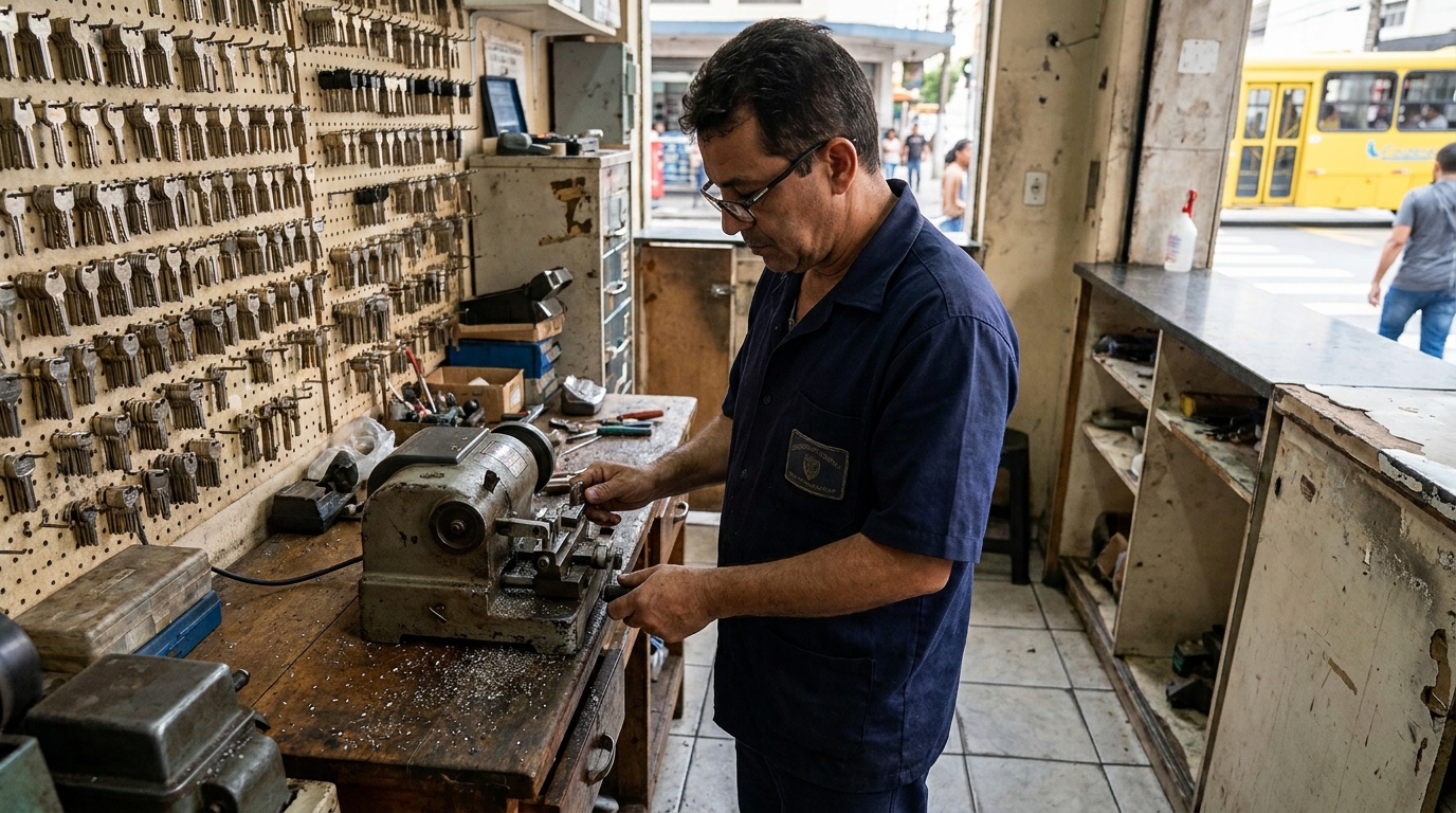 Cópia de Chave de Cadeado em Joinville‑SC
