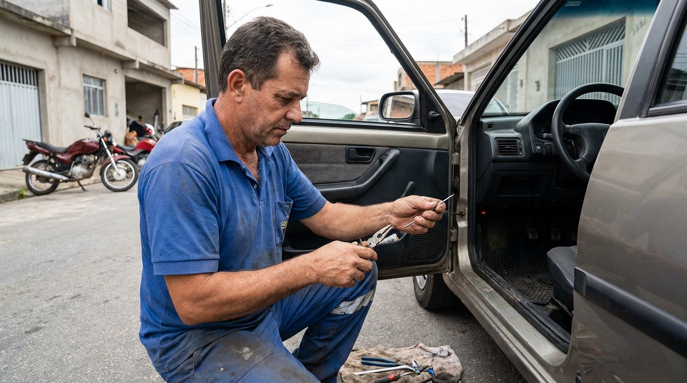 Extração em Cadeado em Joinville‑SC